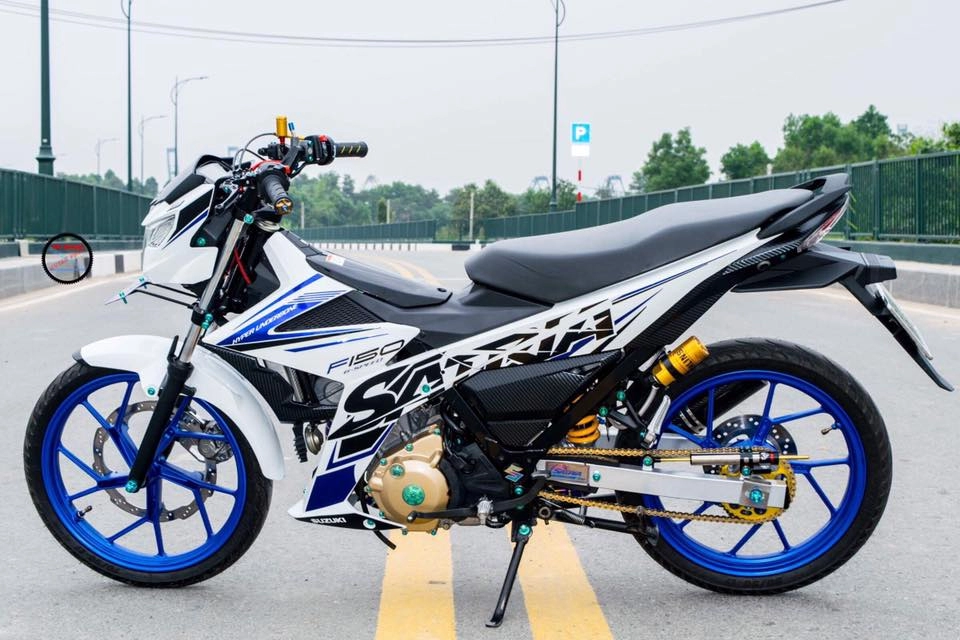 Satria f150 độ loạt đồ chơi đầy giá trị của biker sài gòn