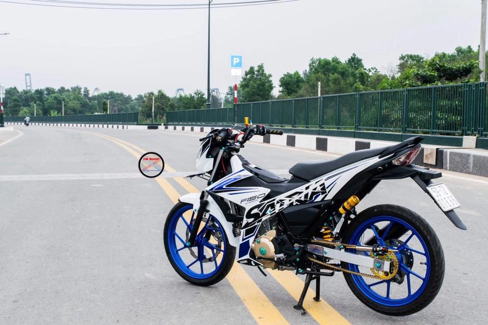 Satria f150 độ loạt đồ chơi đầy giá trị của biker sài gòn