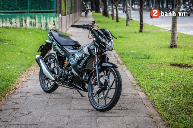 Satria f150 style hắc công tử với dàn chân đẹp vi diệu