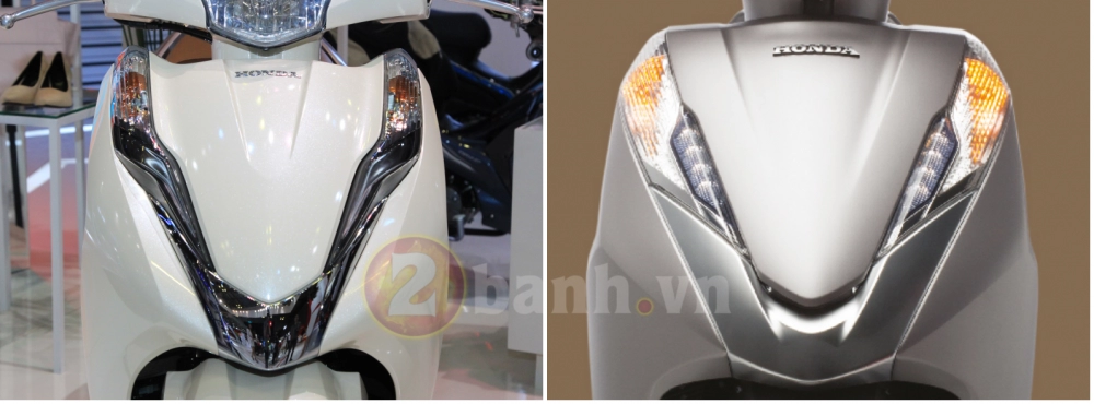 So sánh honda lead 125 2017 và honda lead 125 2016