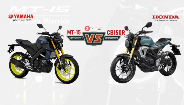 So sánh yamaha mt-15 