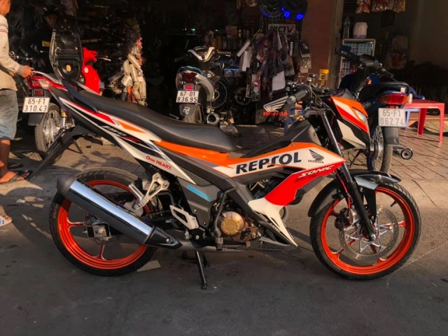 Sonic 150 phiên bản repsol đẹp xuất thần với dàn đồ chơi hàng hiệu