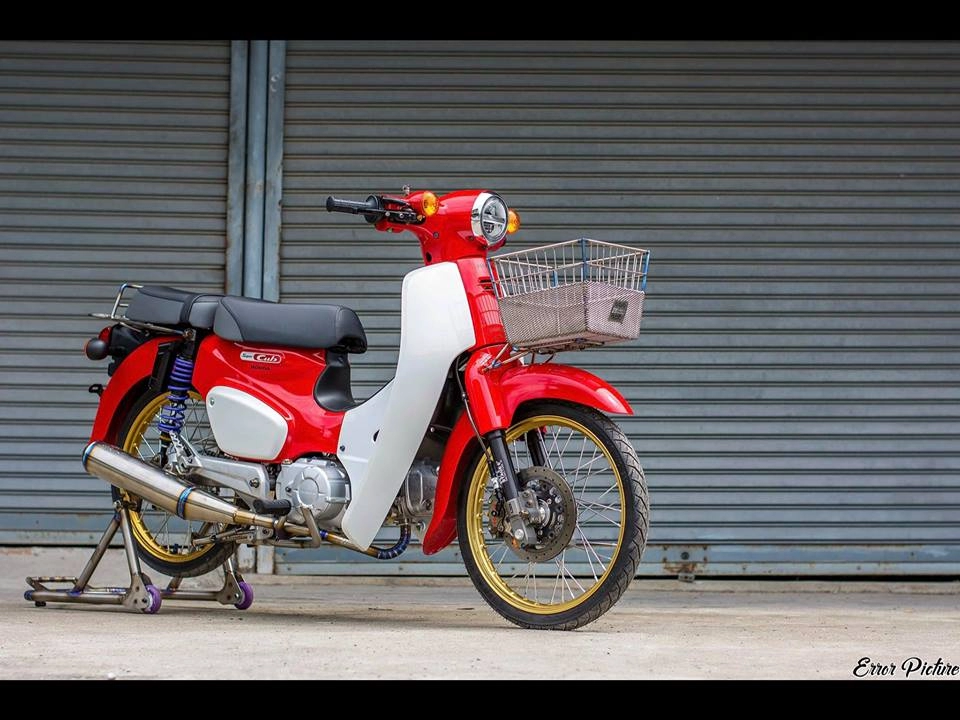 Super cub độ - chiến binh huyền thoại lột xác siêu đỉnh trên đất thái