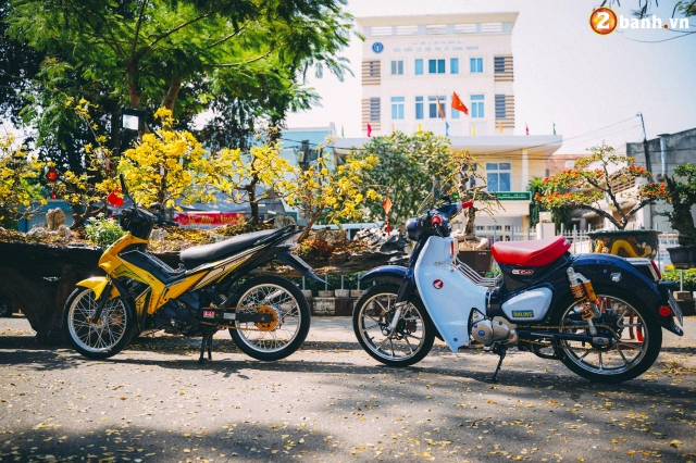 Super cub đô option đô chơi hơn 200 triêu đông cua biker long khanh