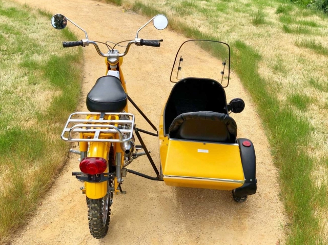 Super cub độ phiên bản sidecar cực chất của công dân nước mỹ