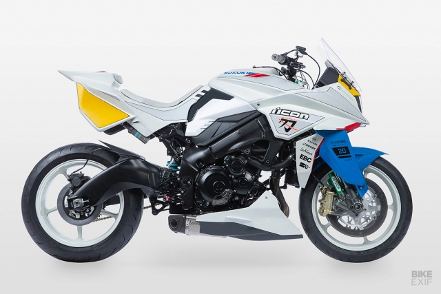 Suzuki katana 1000r độ ấn tượng theo phong cách thập niên 80