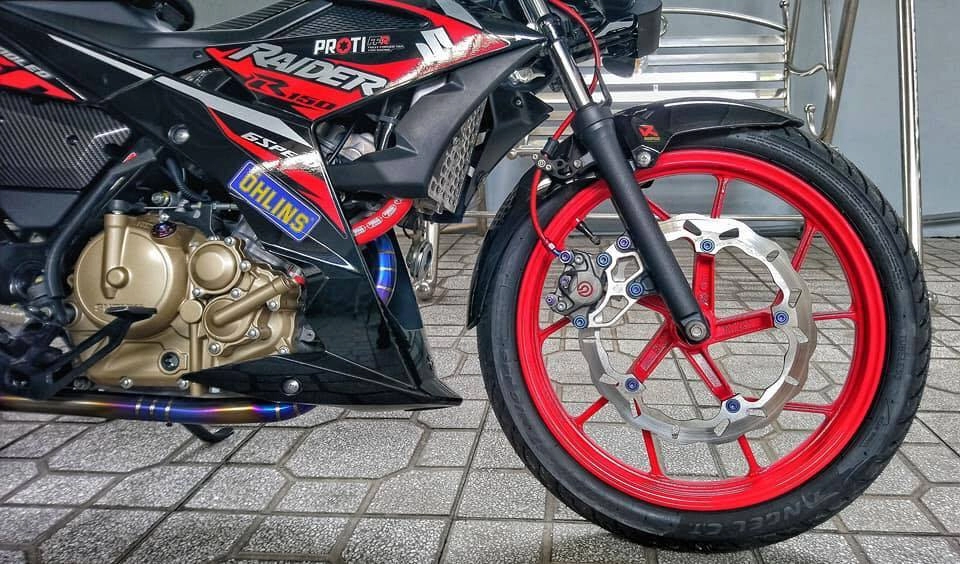 Suzuki raider fi với gói độ đầy hiệu năng và đẳng cấp của biker việt