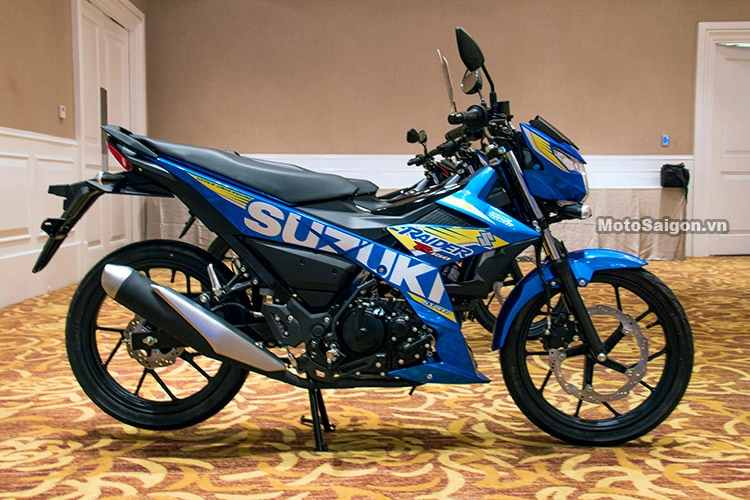 Suzuki raider fi xanh gp limited