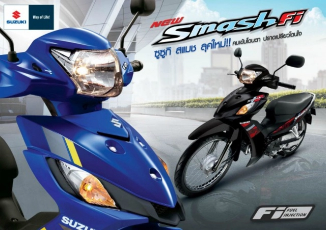 Suzuki smash fi 2020 lộ diện với thiết kế đậm chất thể thao