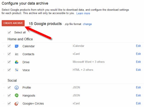Tải dữ liệu từ gmail google youtube về ổ cứng