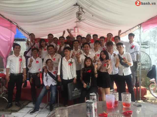 Team exciter kiến vàng cướp dâu với đội hình hoành tráng tại sài gòn