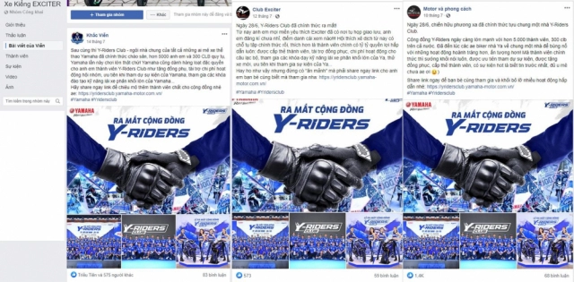 Thành viên y-riders club tự hào tham gia cộng đồng lớn mạnh nhiều đặc quyền và hoạt động ý nghĩa