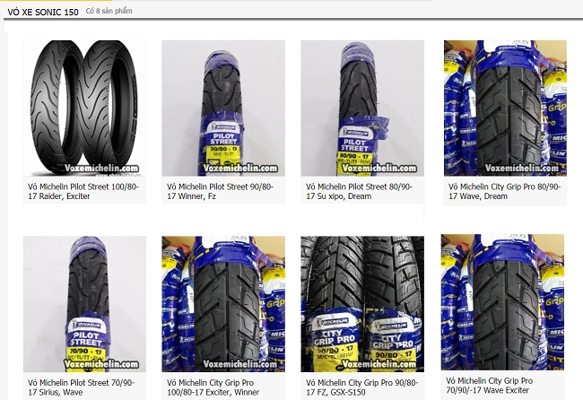 Thay vỏ xe michelin cho sonic 150 được những lợi ích gì