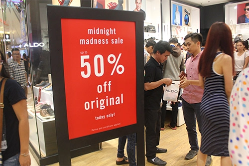 Tiếc đứt ruột nếu bỏ qua sale khủng đến nửa đêm tại crescent mall