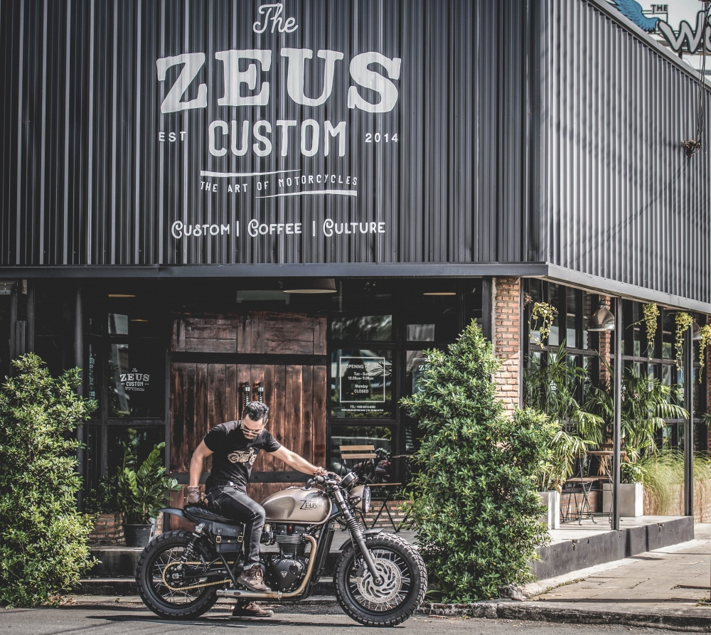 Triumph bonneville t120 xế độ cổ điển đậm chất chơi đến từ zeus custom