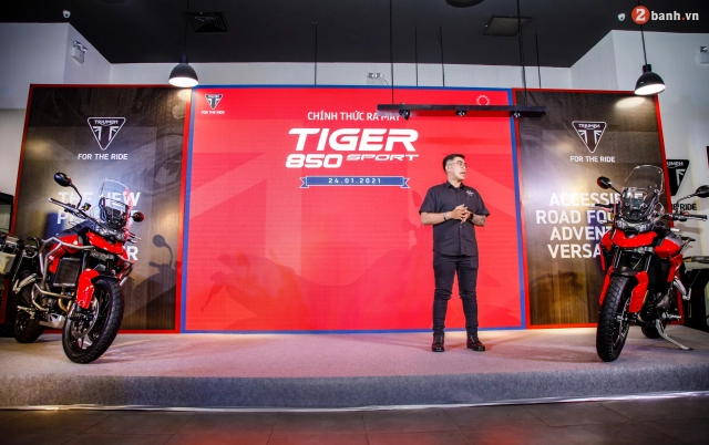 Triumph ra mắt tiger 850 sport trong tiệc tri ân khách hàng cuối năm