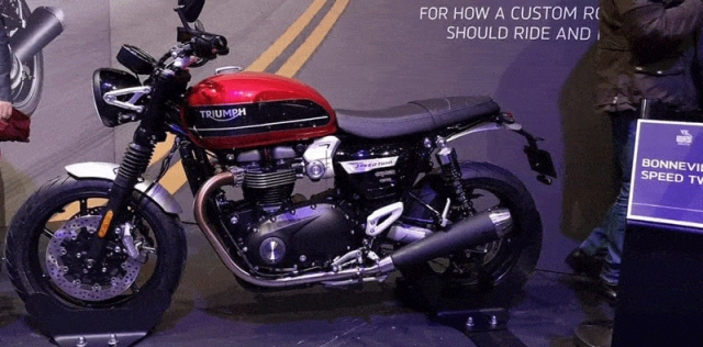 Triumph speed twin 2019 dự kiến ra mắt eicma show 2018