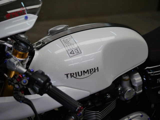 Triumph thruxton r cafe racer độ chao đảo cộng đồng xebiz với loạt nâng cấp hấp dẫn