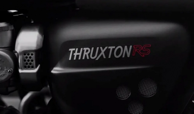 Triumph tiết lộ teaser ra mắt thruxton rs thế hệ mới