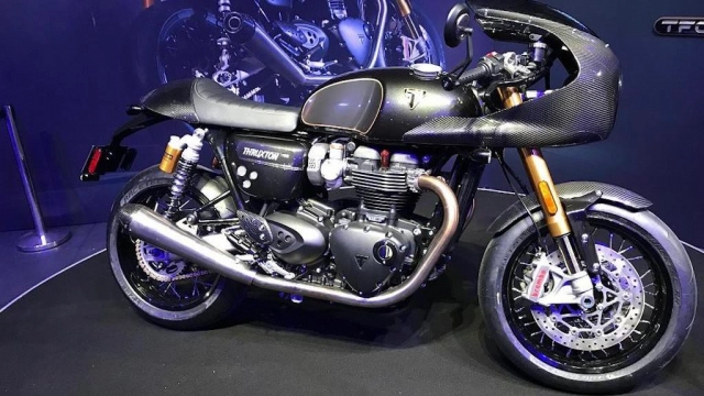 Triumph tiết lộ teaser ra mắt thruxton rs thế hệ mới