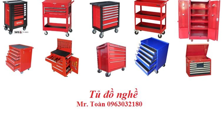 Tủ đồ nghề 2 cánh 5 ngăn - thiết bị sửa chữa ô tô xe máy giá rẻ