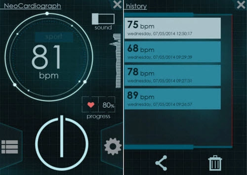 Ứng dụng đo nhịp tim miễn phí trên windows phone
