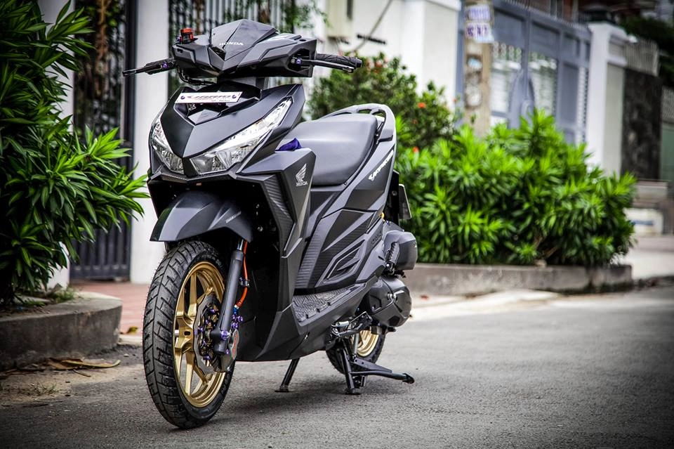 Vario 150 độ biến thể mới mang nét đẹp ma mị của biker việt