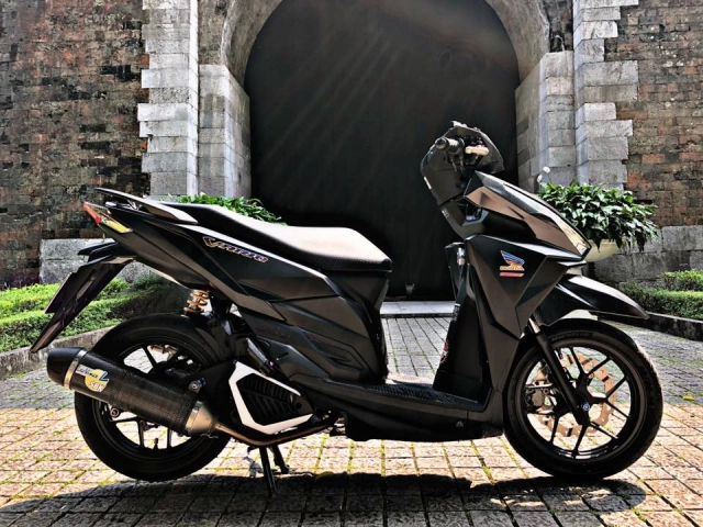 Vario 150 độ full tem titan cùng ống xả carbon fiber