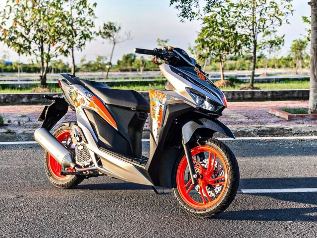 Vario 150 độ nhẹ nhàng với phong cách tem mới lạ siêu ngầu