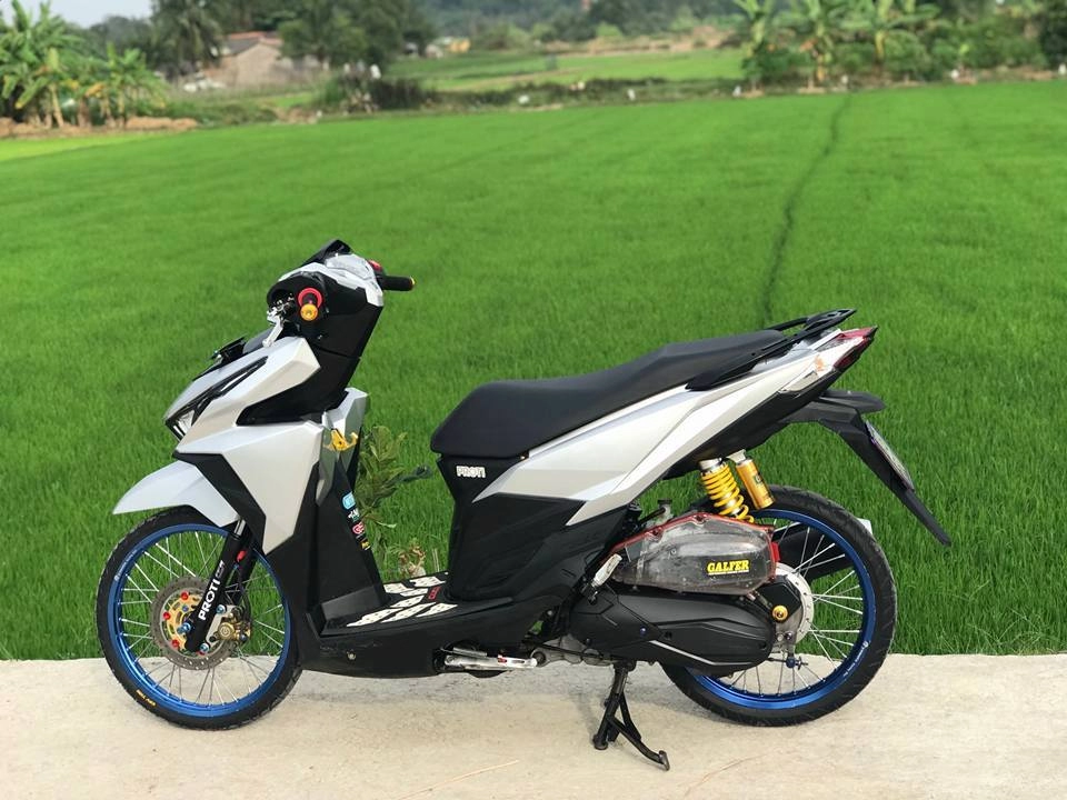 Vario 150 độ tâm huyết mang vẻ đẹp sang trọng của biker miền tây