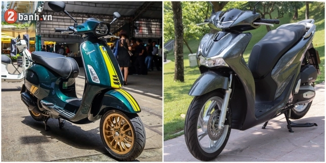 Vespa sprint 150 và sh150 liệu vua tay ga có chiến thắng được đối thủ