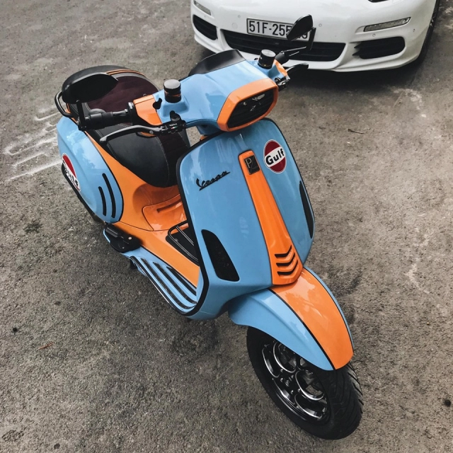 Vespa sprint gulf độ mâm marus cnc đẹp kinh hồn