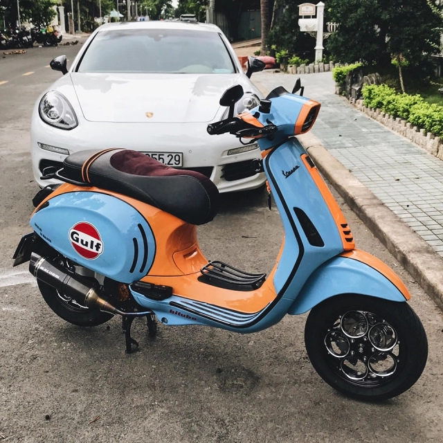 Vespa sprint gulf độ mâm marus cnc đẹp kinh hồn