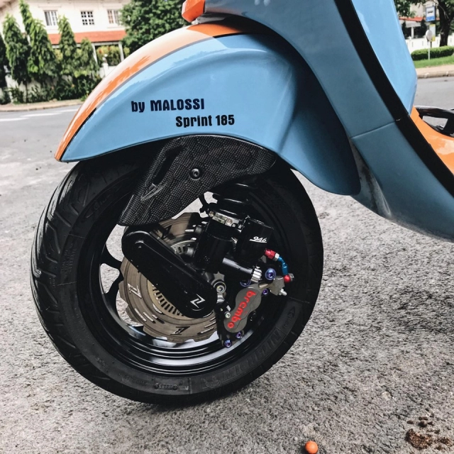 Vespa sprint gulf độ mâm marus cnc đẹp kinh hồn