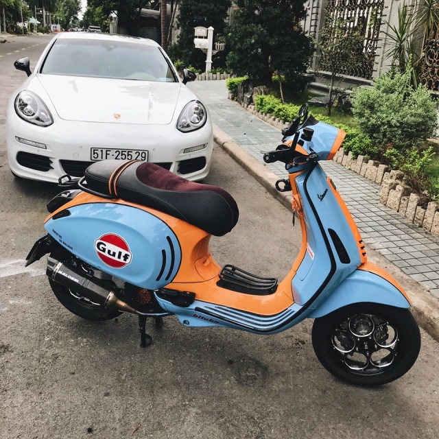 Vespa sprint gulf độ mâm marus cnc đẹp kinh hồn