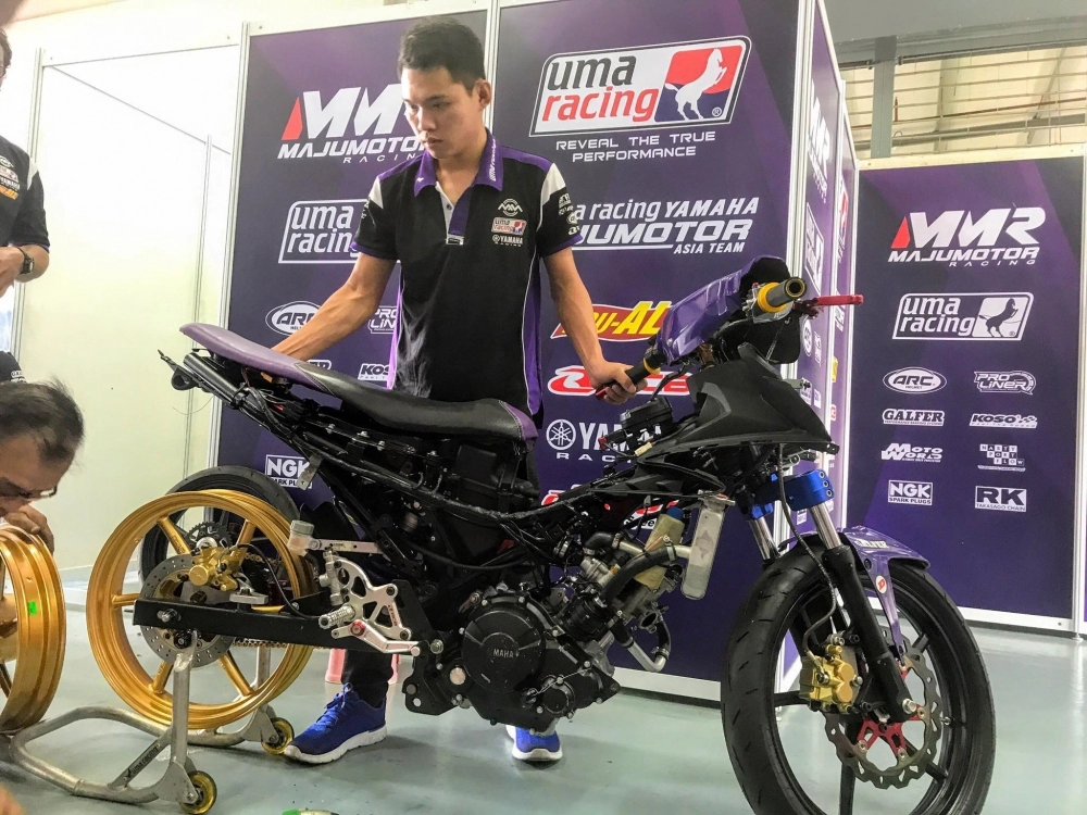 Vì sao exciter 150 và winner 150 trong giải đua arrc 2018 đều sử dụng hộc lọc gió zin