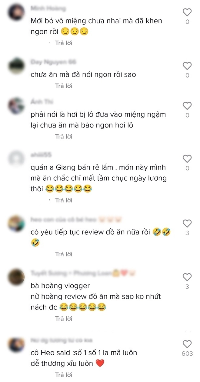 Vợ cố ns chí tài review đồ ăn của trường giang dân mạng bỗng bắt bẻ vì 2 chi tiết