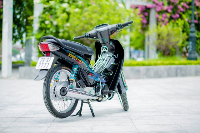 Wave 110 độ khó thở với option đồ chơi hạng nặng của biker hà thành