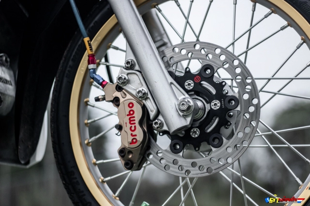 Wave 110i độ hệ thống phanh trước siêu độc từ hãng brembo