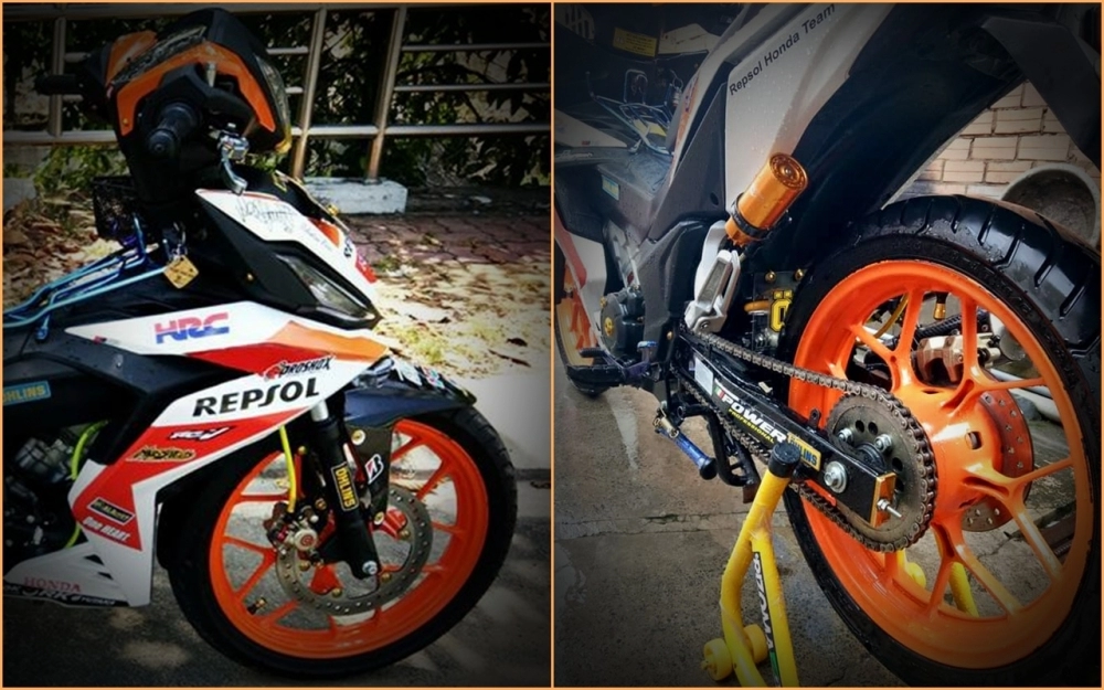 Winner 150 độ leng keng với bộ cánh repsol đậm chất thể thao