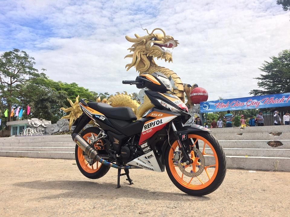 Winner 150 độ phong cách repsol cùng hơi thở mạnh mẽ