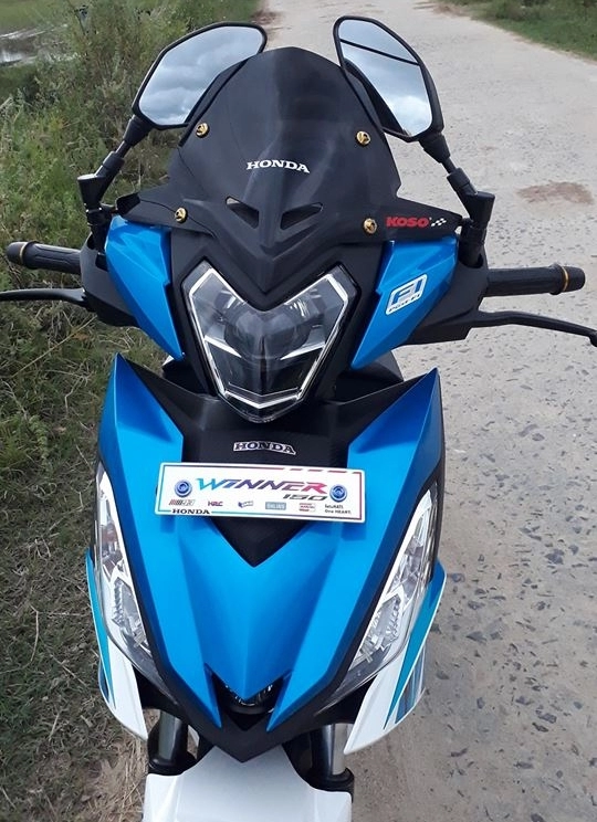 Winner 150 độ phong cách touring cực chất của biker khánh hòa