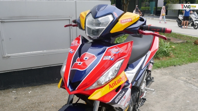 Winner 150 độ siêu đã theo phong cách moto2 tại trường đua malaysia