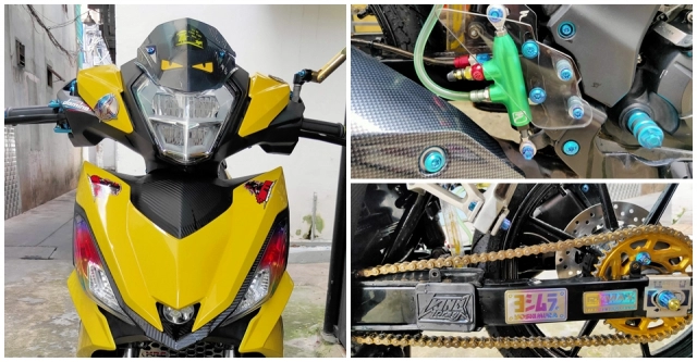 Winner độ kịch độc với đồng hồ của zx-10r