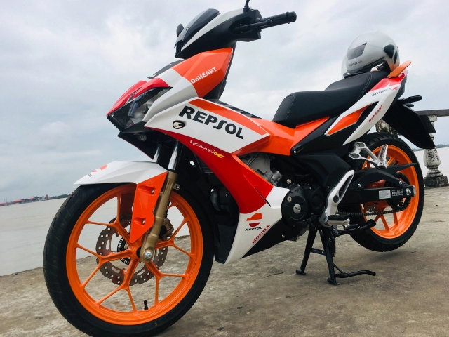 Test phanh abs winner x repsol đầu tiên tại cần thơ