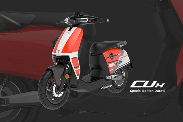 Xe máy điện super soco cux của hãng ducati chính thức trình làng