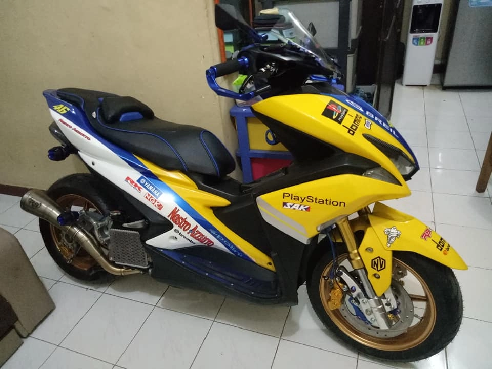 Yamaha aerox 155 độ cực hầm hố của người indonesia