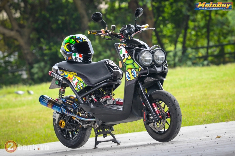 Yamaha bws phong cách vr46 với gói nâng cấp cực độc của biker đài loan