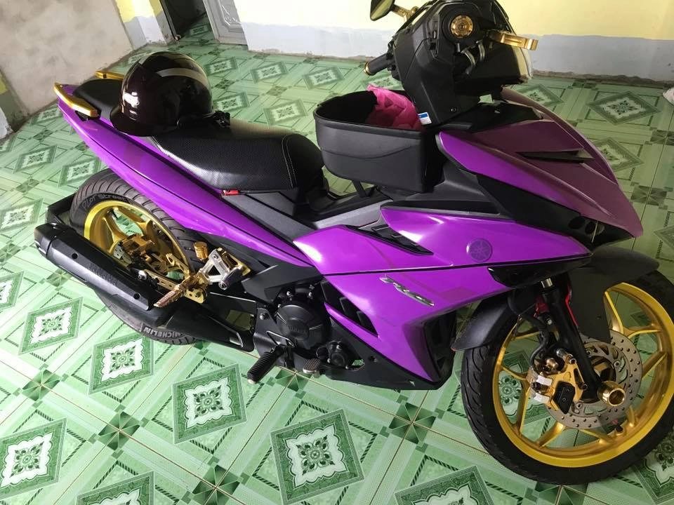 Yamaha exciter 150cc với nguồn sức mạnh tím