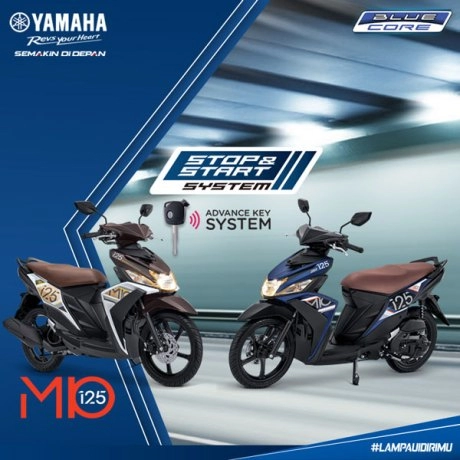 Yamaha mio 125 được bổ sung thêm tính năng smart start stop